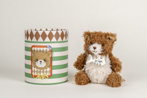 BT Chaps - Bon Ton Toys - lief schattig kitten knuffel - handgemaakt verkoop door Scheldekat