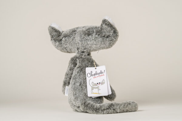 plattekat stinkhond, knuffelkat Moulin Roty scheldekat