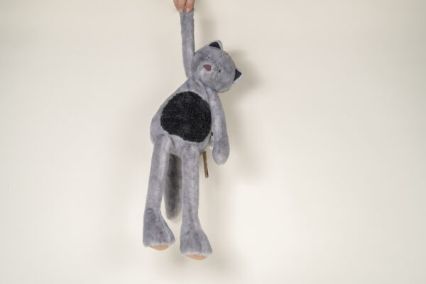 knuffelkat met lange armen